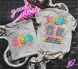 DAYCARE TOUR DOUBLE SIDED TEE