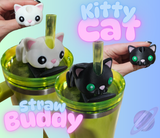 KITTY CAT STRAW BUDDY