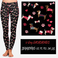 VDAY BATCH-VDAY DACHSHUNDS LEGGINGS AND JOGGERS