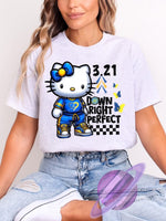 DOWN RIGHT PERFECT KITTY TEE