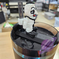 ARTSY CLOWN STRAW BUDDY
