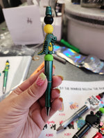 T Rex Silicone Beaded Pen or Keychain