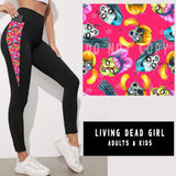 OUTFIT RUN 5-LIVING DEAD GIRL PANEL POCKET LEGGINGS/CAPRI/JOGGERS