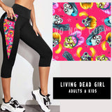 OUTFIT RUN 5-LIVING DEAD GIRL PANEL POCKET LEGGINGS/CAPRI/JOGGERS