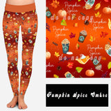 OUTFIT 6-PUMPKIN SPICE OMBRE LEGGINGS/JOGGERS