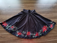 SWING SKIRT RUN- FLORAL DIPPED GNOMES