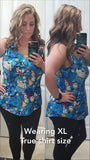 PINK ROSE - V-NECK TANK - COLORBLAST PPO-PREORDER CLOSING 5/9