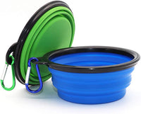 RTS - Expandable Dog Bowl with Carabiner Clip (Multiple Colors)