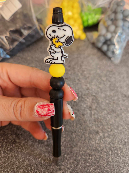 Dog Friend Silicone Beaded Pen or Keychain