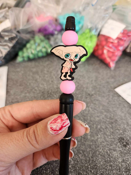 House Elf Silicone Beaded Pen or Keychain