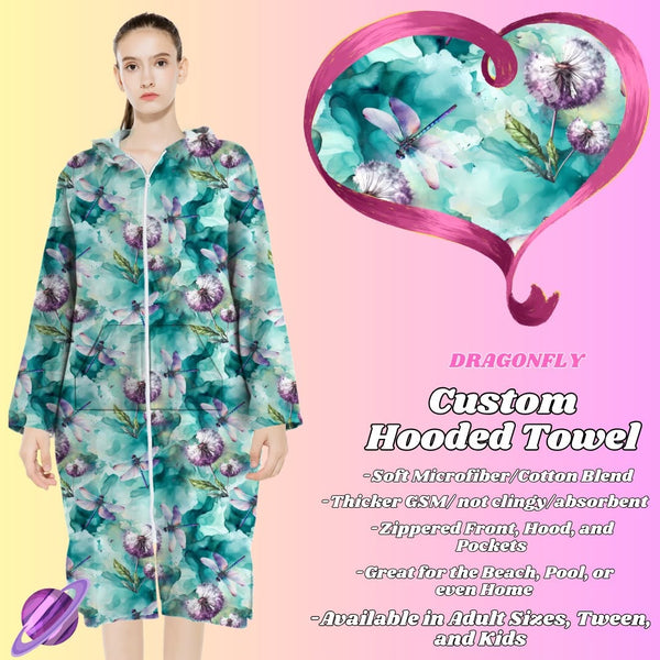 DRAGONFLY- HOODED TOWEL
