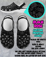 BLACK ROSE - CLOG RUN 6 - PREORDER CLOSING 3/4