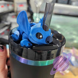 BLUE ALIEN STRAW BUDDY