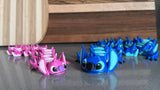 BLUE ALIEN ARTICULATED DRAGON