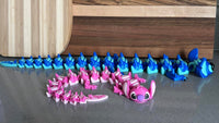 BLUE ALIEN ARTICULATED DRAGON