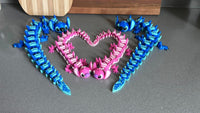 BLUE ALIEN ARTICULATED DRAGON