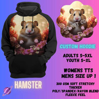 HAMSTER -CUSTOM HOODIES RE-RUN PREORDER CLOSING 5/11
