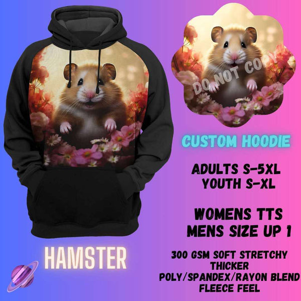 HAMSTER -CUSTOM HOODIES RE-RUN PREORDER CLOSING 5/11