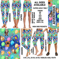 RTS - Adventurous Biker/Capris/Leggings with High Side Pockets