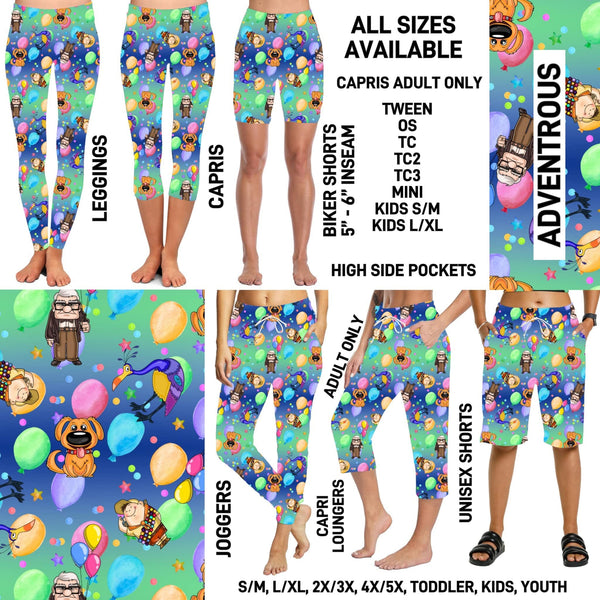 RTS - Adventurous Full Joggers/Capri Loungers/Unisex Shorts