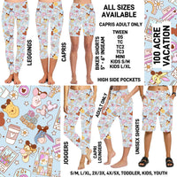 RTS - 100 Acre Vacation Biker/Capris/Leggings with High Side Pockets