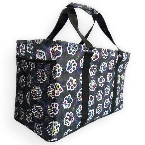 RTS - Paw Prints Collapsible Tote