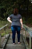 DISTRESSED STRETCH PATCH DENIM