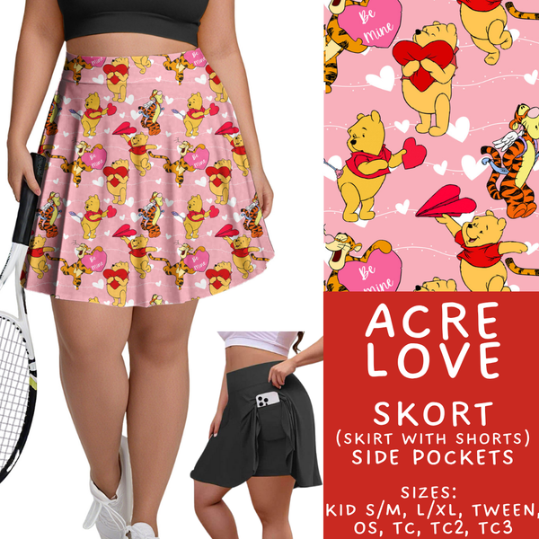 Batch #457 - Magical Character Love Collection - Closes 12/1 - ETA mid Jan - Acre Love Skort