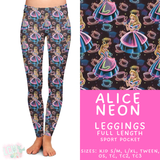 Batch #487 - Neon Princess - Closes 2/9 - ETA early/mid April - Alice Neon Full and Capri Length Leggings