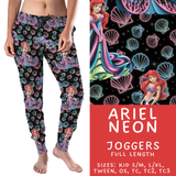 Batch #487 - Neon Princess - Closes 2/9 - ETA early/mid April - Ariel Neon Full and Capri Length Joggers