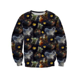 EXCLUSIVE KNIT SWEATER-SPLATTER MANDO