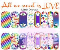 RTS- HK Nails All we need is love