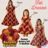 FALL DRESS RUN-AUTUMN SPLATTER-PREORDER CLOSING 7/31