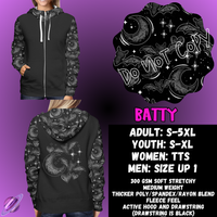 BATTY - ZIP UP HOODIE OUTFIT RUN PREORDER CLOSES 1/26