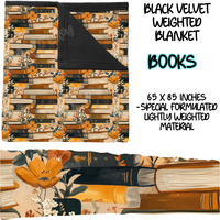 BOOKS - BLACK VELVET WEIGHTED BLANKET ROUND 4 PREORDER CLOSING 10/16