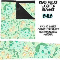 BULB - BLACK VELVET WEIGHTED BLANKET ROUND 4 PREORDER CLOSING 10/16