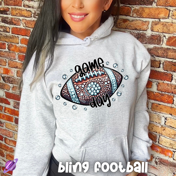 BLING FOOTBALL HOODIE