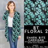 Batch #458 - Black & Teal Collection - Closes 12/3 - ETA late Jan - BT Floral 2 Cardigan