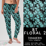 Batch #458 - Black & Teal Collection - Closes 12/3 - ETA late Jan - BT Floral 2 Joggers