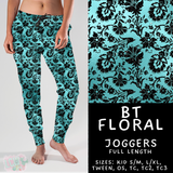 Batch #458 - Black & Teal Collection - Closes 12/3 - ETA late Jan - BT Floral Joggers