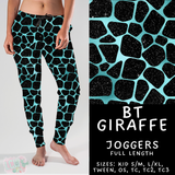 Batch #458 - Black & Teal Collection - Closes 12/3 - ETA late Jan - BT Giraffe Joggers