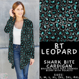 Batch #458 - Black & Teal Collection - Closes 12/3 - ETA late Jan - BT Leopard Cardigan