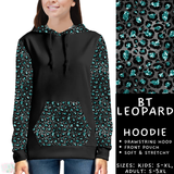 Batch #458 - Black & Teal Collection - Closes 12/3 - ETA late Jan - BT Leopard Hoodie