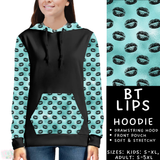 Batch #458 - Black & Teal Collection - Closes 12/3 - ETA late Jan - BT Lips Hoodie