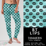 Batch #458 - Black & Teal Collection - Closes 12/3 - ETA late Jan - BT Lips Joggers