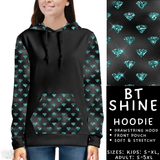 Batch #458 - Black & Teal Collection - Closes 12/3 - ETA late Jan - BT Shine Hoodie