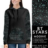 Batch #458 - Black & Teal Collection - Closes 12/3 - ETA late Jan - BT Stars Hoodie