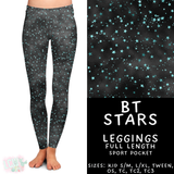 Batch #458 - Black & Teal Collection - Closes 12/3 - ETA late Jan - BT Stars Full Length Leggings