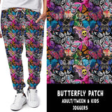 PATCH RUN-BUTTERFLY PATCHES LEGGINGS/JOGGERS