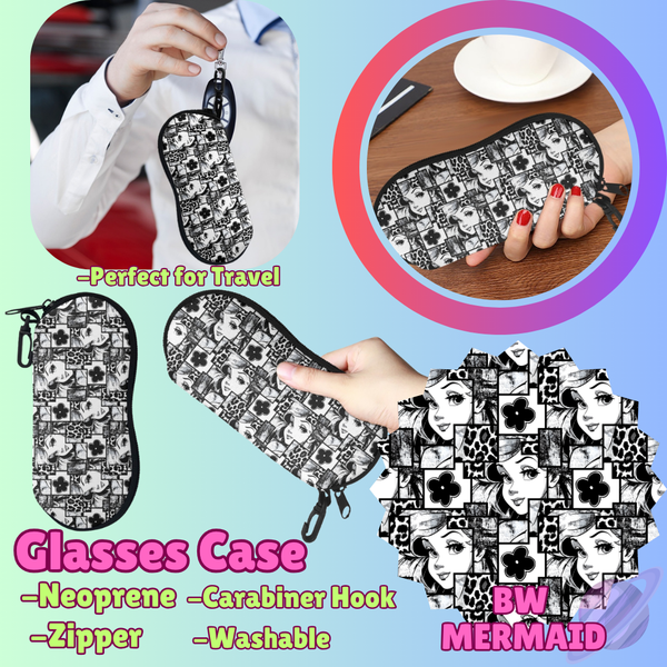 SUNGLASSES CASE RUN-BW MERMAID-PREORDER CLOSING 8/8